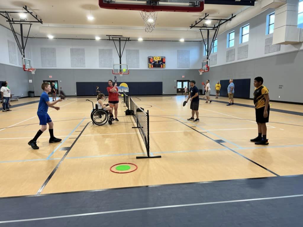 CPC Affiliates helped with Culpeper Parks and Recreation's Unified Pickleball program at the Fieldhouse.
